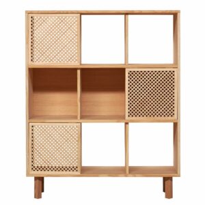 Wohnli Möbelsuche - Kleines Massivholzregal in Naturholz 98 cm Unlackiert