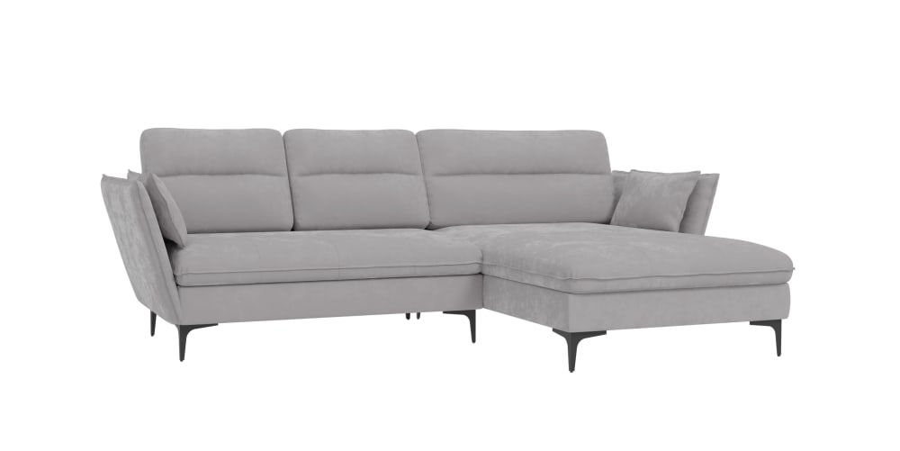 wohnli-moebel-suche-M24087430 Wohnli Möbelsuche - Ecksofa mit Bettfunktion und Bettkasten aus Velours-Stoff