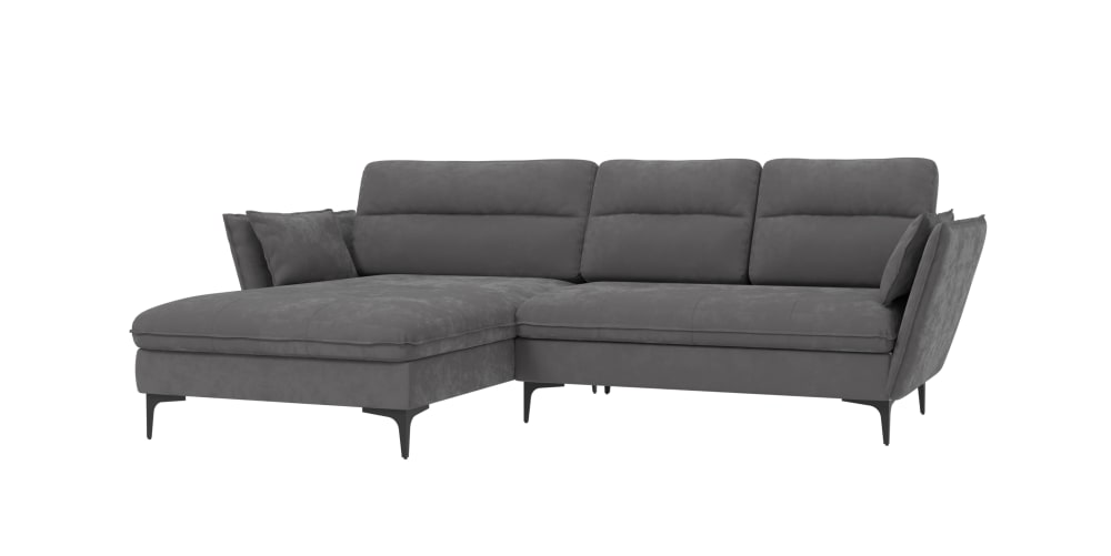 wohnli-moebel-suche-M24087431 Wohnli Möbelsuche - Ecksofa mit Bettfunktion und Bettkasten aus Velours-Stoff