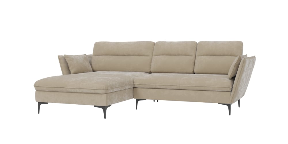 wohnli-moebel-suche-M24087432 Wohnli Möbelsuche - Ecksofa mit Bettfunktion und Bettkasten aus Velours-Stoff