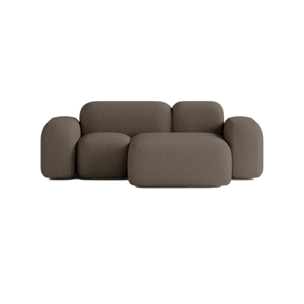 Wohnli Möbelsuche - Modulares 2-Sitzer-Ecksofa aus Stoff