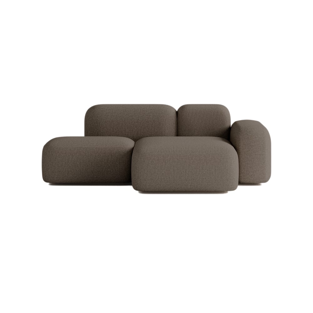 Wohnli Möbelsuche - Modulares 2-Sitzer-Ecksofa aus Stoff