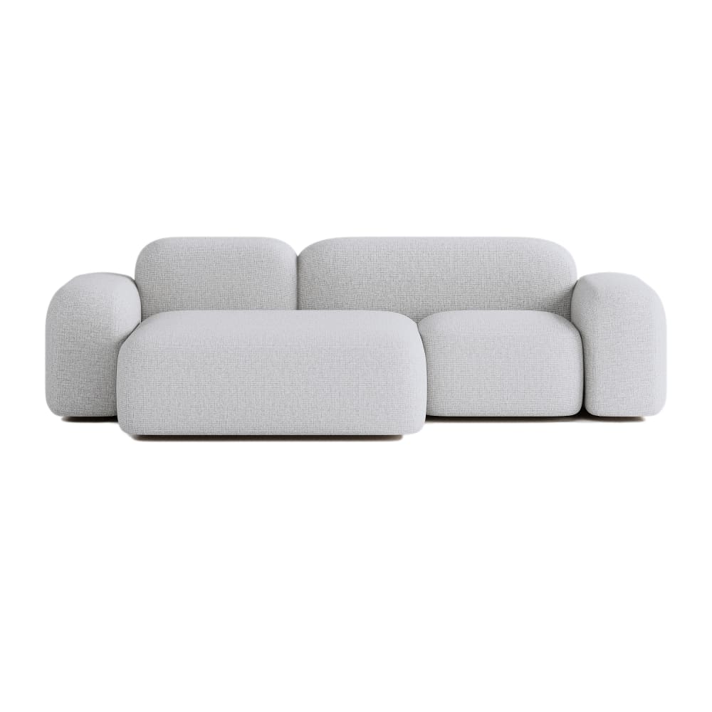 Wohnli Möbelsuche - Modulares 3-Sitzer-Ecksofa aus Stoff