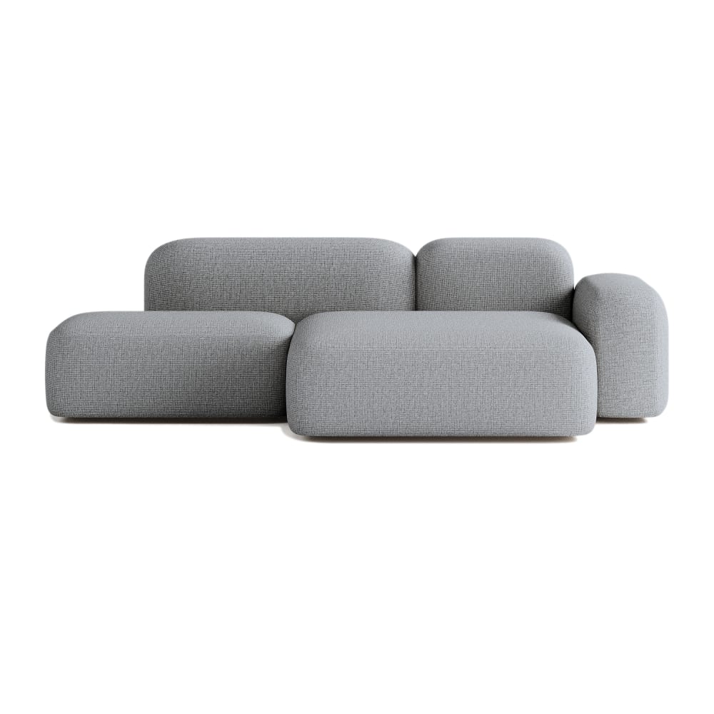 Wohnli Möbelsuche - Modulares 3-Sitzer-Ecksofa aus Stoff