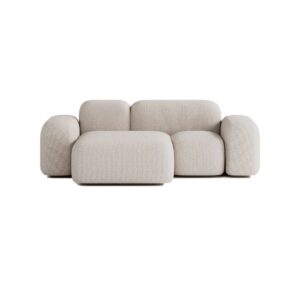 Wohnli Möbelsuche - Modulares 2-Sitzer-Ecksofa aus Stoff