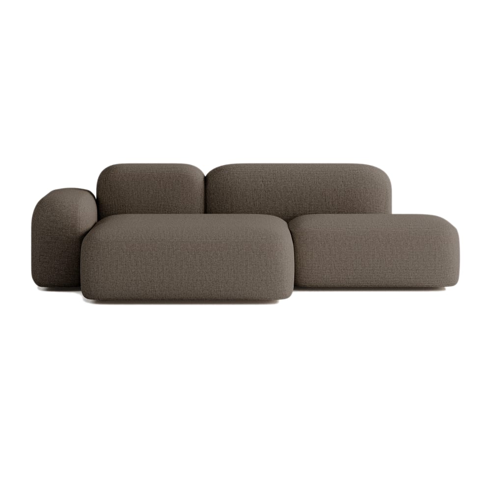 Wohnli Möbelsuche - Modulares 3-Sitzer-Ecksofa aus Stoff