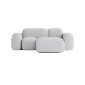 Wohnli Möbelsuche - Modulares 2-Sitzer-Ecksofa aus Stoff