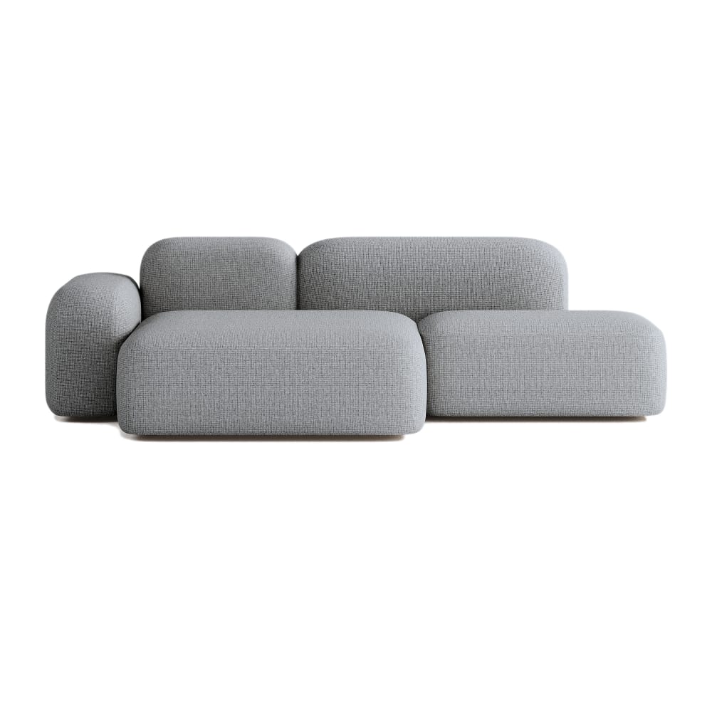 Wohnli Möbelsuche - Modulares 3-Sitzer-Ecksofa aus Stoff