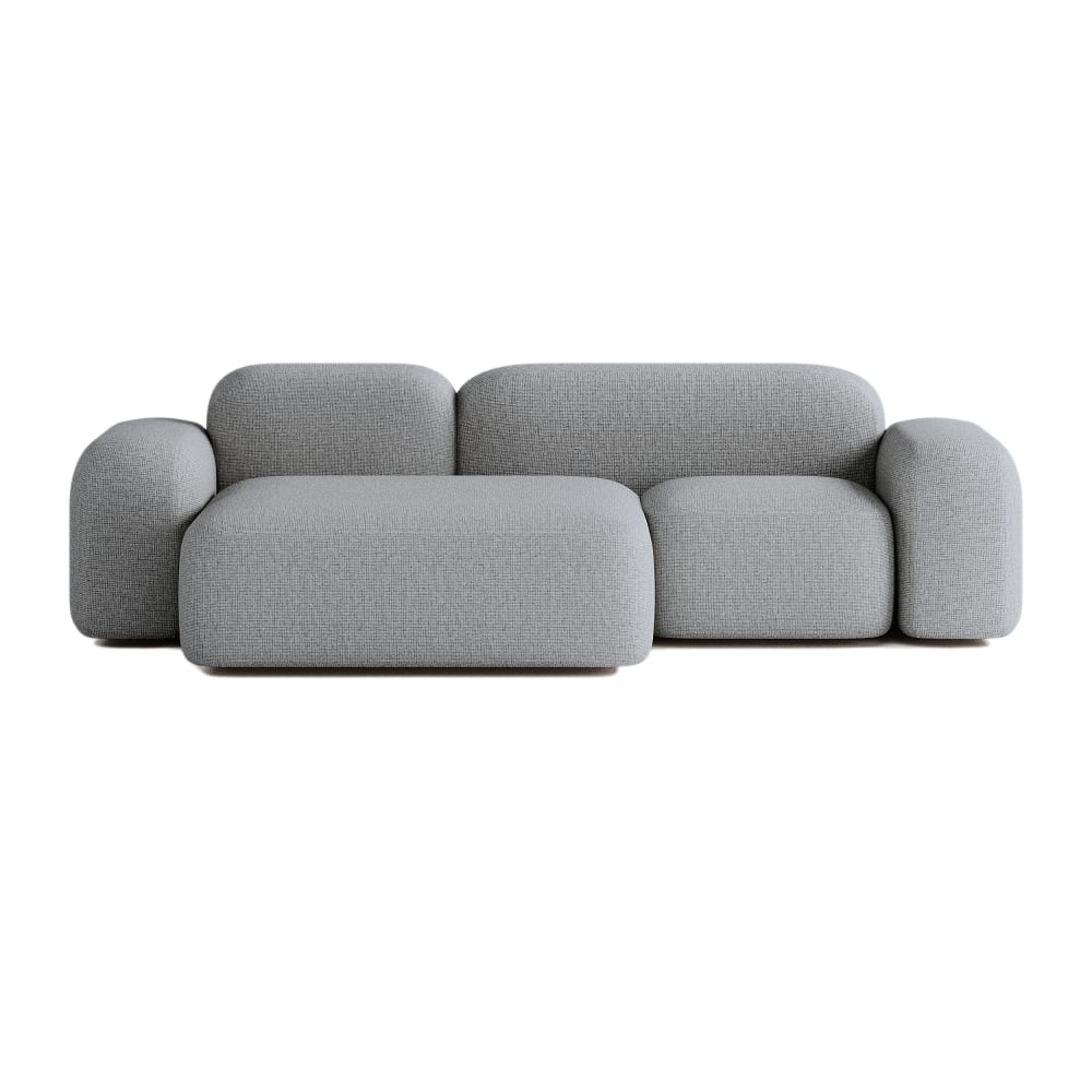 Wohnli Möbelsuche - Modulares 3-Sitzer-Ecksofa aus Stoff