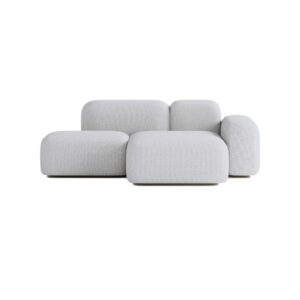 Wohnli Möbelsuche - Modulares 2-Sitzer-Ecksofa aus Stoff
