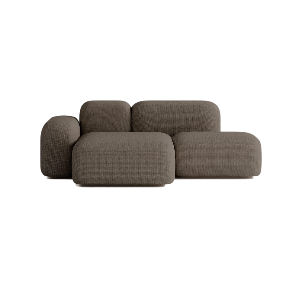 Wohnli Möbelsuche - Modulares 2-Sitzer-Ecksofa aus Stoff
