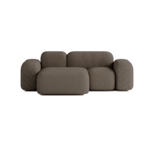 Wohnli Möbelsuche - Modulares 2-Sitzer-Ecksofa aus Stoff