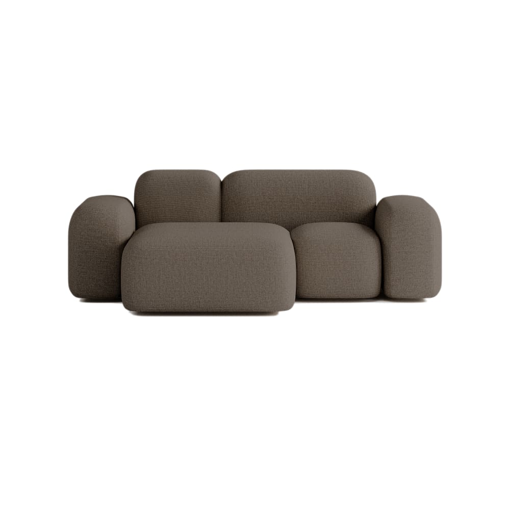 Wohnli Möbelsuche - Modulares 2-Sitzer-Ecksofa aus Stoff