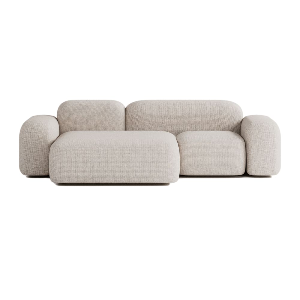 Wohnli Möbelsuche - Modulares 3-Sitzer-Ecksofa aus Stoff