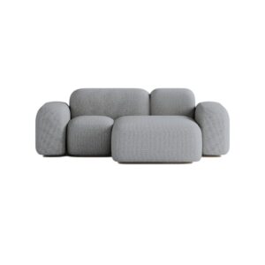 Wohnli Möbelsuche - Modulares 2-Sitzer-Ecksofa aus Stoff