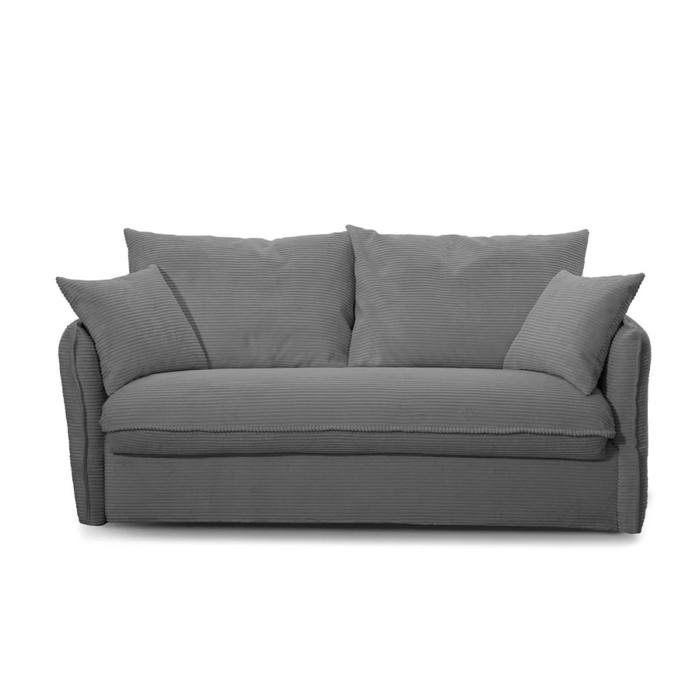 wohnli-moebel-suche-M24089428 Wohnli Möbelsuche - Schlafsofa mit 3 Plätzen aus geripptem Samt