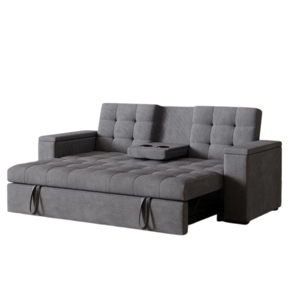 wohnli-moebel-suche-M24091189 Wohnli Möbelsuche - 3-Sitzer-Schlafsofa aus grauem Cord