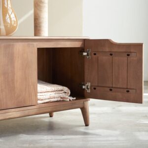 160x56x40cm Holz Braun Tikamoon Möbel Wohnzimmermöbel TV-Möbel