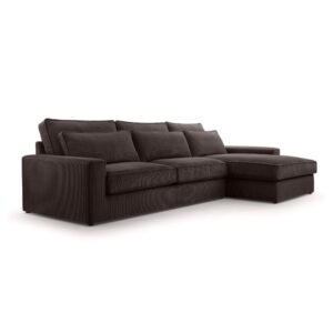 Wohnli Möbelsuche - Ecksofa mit Cordbezug 4 Sitzer