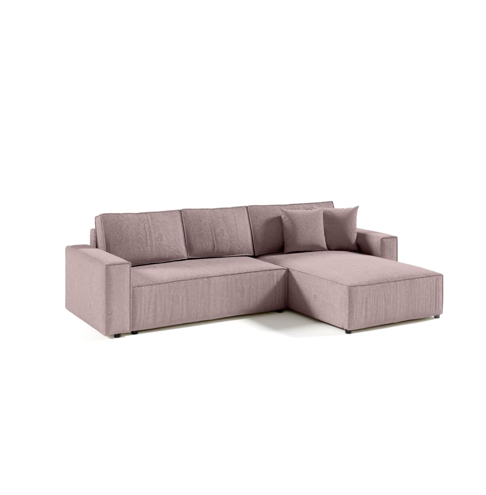 Wohnli Möbelsuche - Ecksofa mit Cordbezug 5 Sitzer