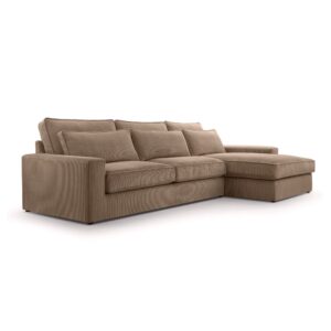 Wohnli Möbelsuche - Ecksofa mit Cordbezug 4 Sitzer