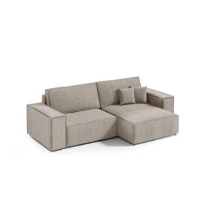 Wohnli Möbelsuche - Ecksofa mit Cordbezug 5 Sitzer