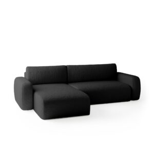 Wohnli Möbelsuche - Ecksofa aus Bouclé-Stoff 5 Sitzer