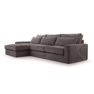 Wohnli Möbelsuche - Ecksofa mit Cordbezug 4 Sitzer