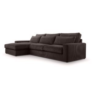Wohnli Möbelsuche - Ecksofa mit Cordbezug 4 Sitzer