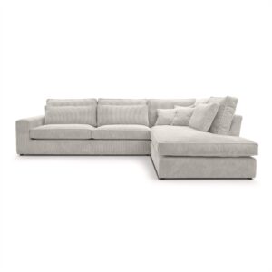 Wohnli Möbelsuche - Ecksofa mit Cordbezug 5 Sitzer