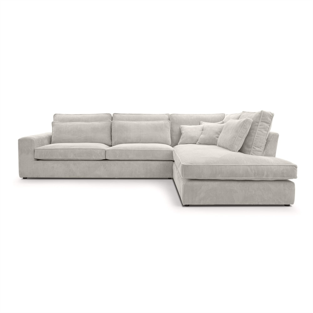 Wohnli Möbelsuche - Ecksofa mit Cordbezug 5 Sitzer