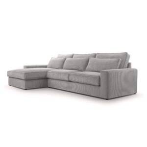 Wohnli Möbelsuche - Ecksofa mit Cordbezug 4 Sitzer