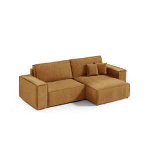 Wohnli Möbelsuche - Ecksofa mit Cordbezug 5 Sitzer