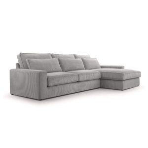 Wohnli Möbelsuche - Ecksofa mit Cordbezug 4 Sitzer