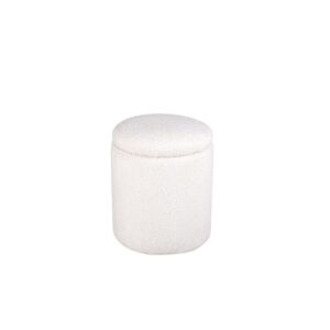 wohnli-moebel-suche-M24098910 Wohnli Möbelsuche - Pouf Limpen aus Teddy Bouclé Ø32cm