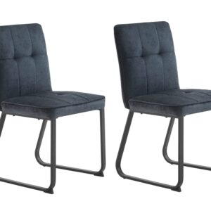 Wohnli Möbelsuche - 2er Set Stühle aus Webstoff