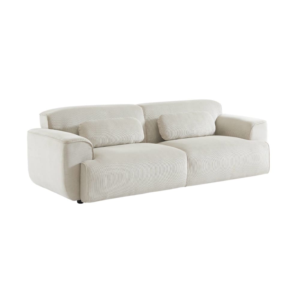 Wohnli Möbelsuche - 3-Sitzer-Sofa mit Cordbezug cremeweiß