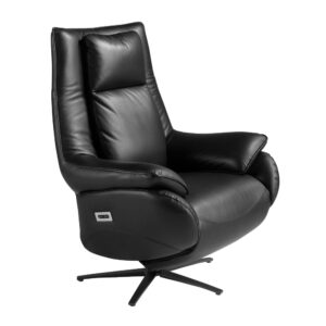 wohnli-moebel-suche-M24099926 Wohnli Möbelsuche - Drehsessel aus schwarzem Leder