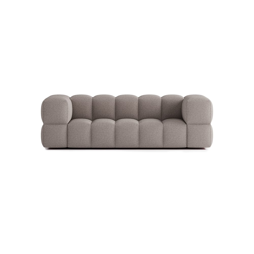 Wohnli Möbelsuche - 4-Sitzer-Sofa mit Bouclé-Bezug