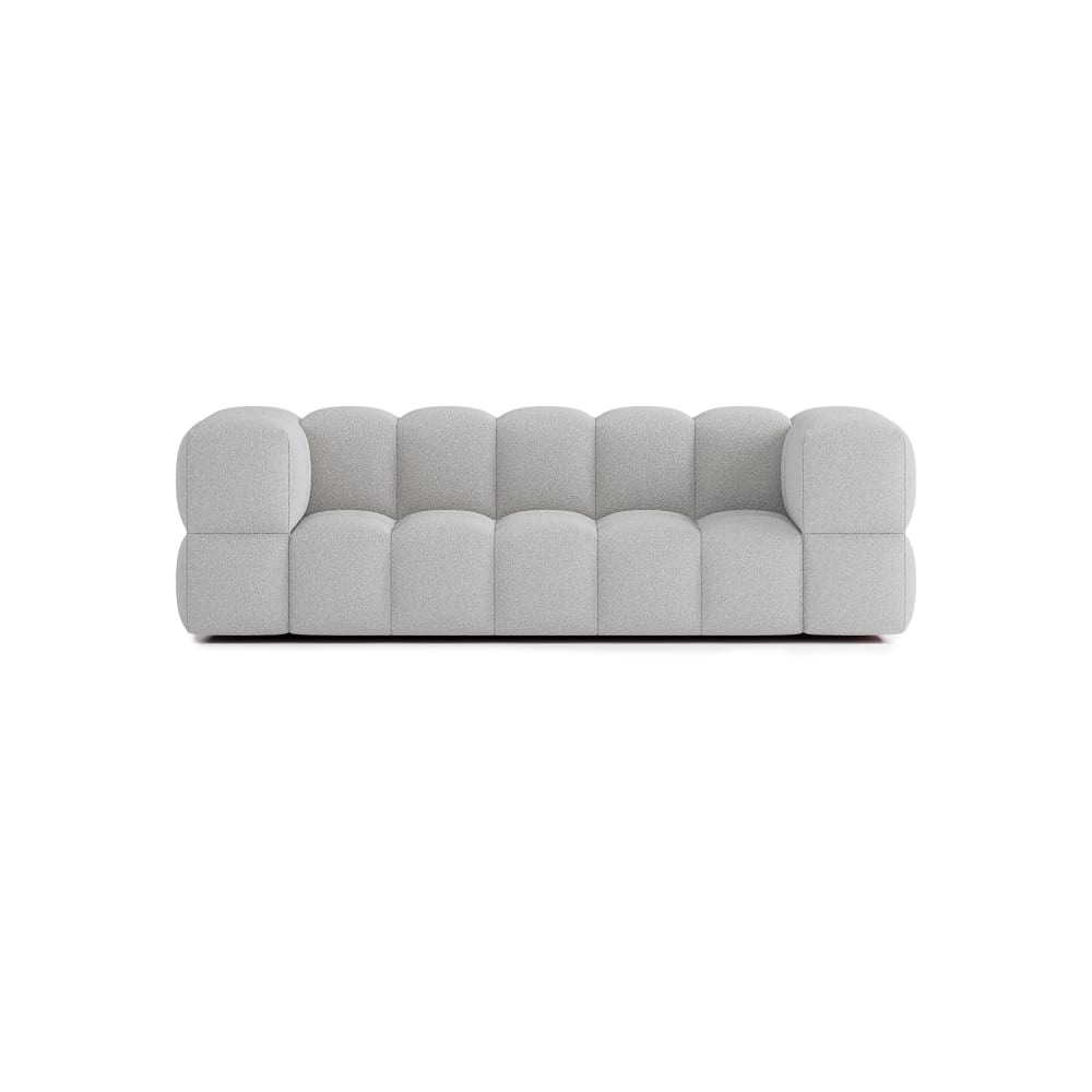 Wohnli Möbelsuche - 4-Sitzer-Sofa mit Bouclé-Bezug