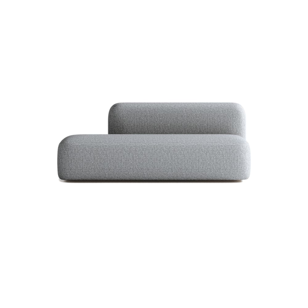 Wohnli Möbelsuche - Lineares 2/3-Sitzer-Sofa aus Stoff