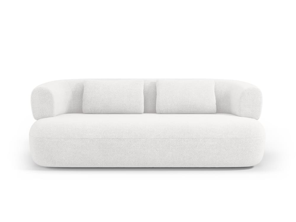 Wohnli Möbelsuche - 3-Sitzer Sofa aus Boucle elfenbein