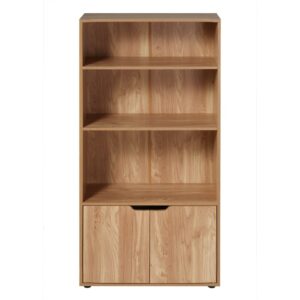 wohnli-moebel-suche-M24104641 Wohnli Möbelsuche - Regal mit 3 Ebenen und Aufbewahrung mit 2 Türen H120 cm -