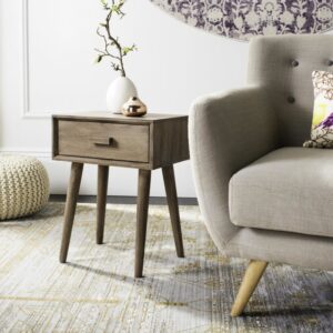 wohnli-moebel-suche-M24104647-1 Beistelltisch aus kiefernholz braun 40x53x30cm Holz Braun Safavieh Möbel Wohnzimmermöbel Beistelltische
