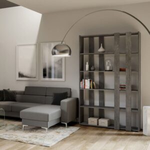 wohnli-moebel-suche-M24107924-1 Bücherregal Zement 36x204x120cm Spanplatte Grau Itamoby Möbel Wohnzimmermöbel Regale
