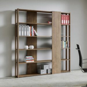 Bücherregal Kato B Nussbaum 36x204x178cm Spanplatte Braun Itamoby Möbel Wohnzimmermöbel Regale