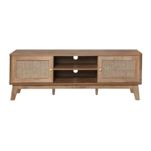 wohnli-moebel-suche-M24109179 Wohnli Möbelsuche - TV-Möbel 2 Türen mit Rattan-Geflecht L140 cm - PALMO