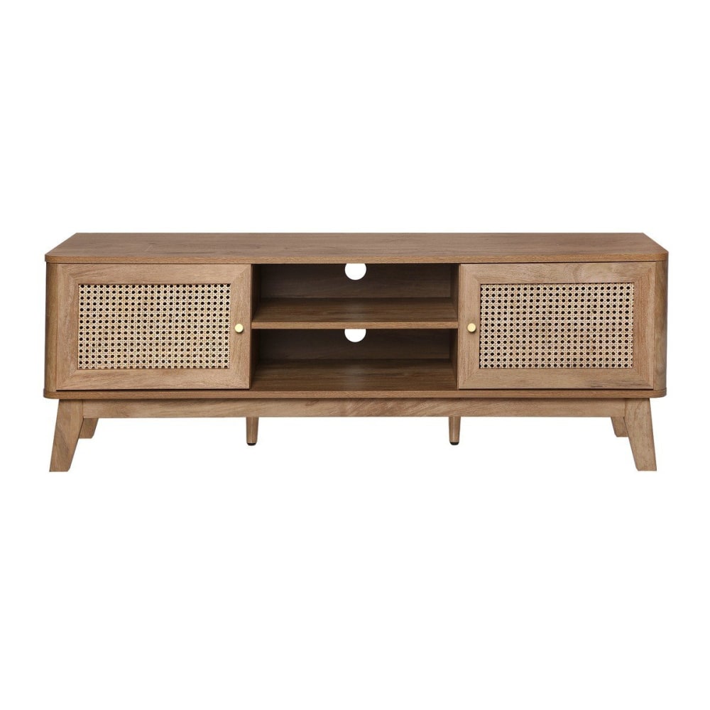 wohnli-moebel-suche-M24109179 Wohnli Möbelsuche - TV-Möbel 2 Türen mit Rattan-Geflecht L140 cm - PALMO