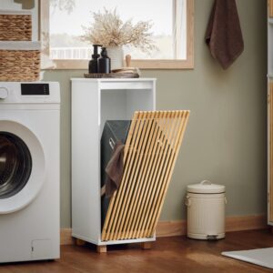 wohnli-moebel-suche-M24110453-1 32x85x33cm Spanplatte Weiß SoBuy Möbel Badezimmermöbel