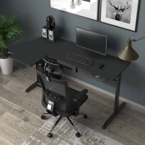 wohnli-moebel-suche-M24110461-1 Schreibtisch in Holzoptik schwarz 80x140h75 cm 80x75x140cm Metall Schwarz Dmora Möbel Büromöbel Schreibtische